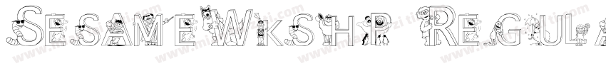 SesameWkshp Regular字体转换